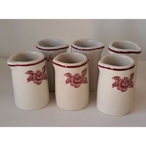 Restaurant Ware Creamers (6) "Sharon" Pattern by MAYER CHINA